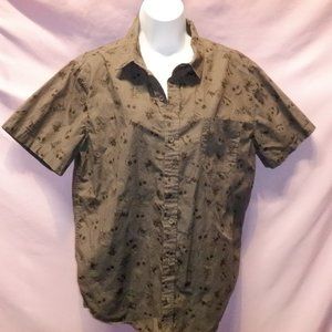 Disney Nightmare Before Christmas Button Down Shirt M